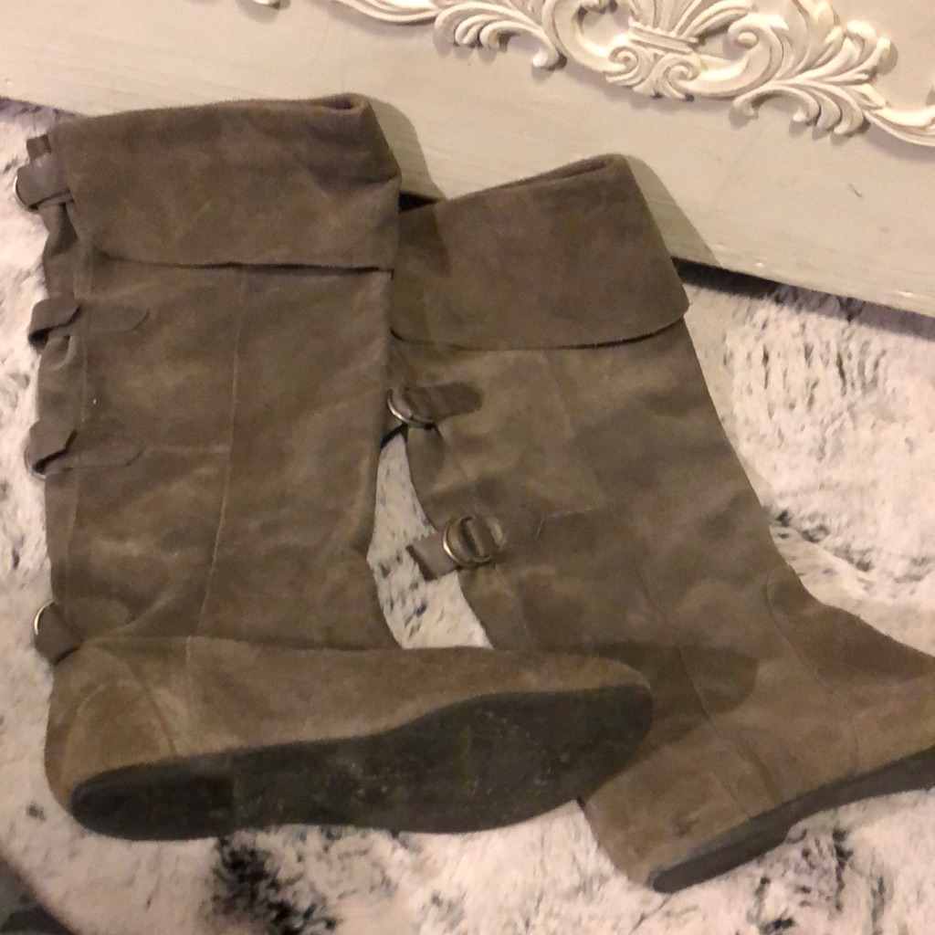 Dv Dolce Vita Slouch Boots With Back Buckle Detail